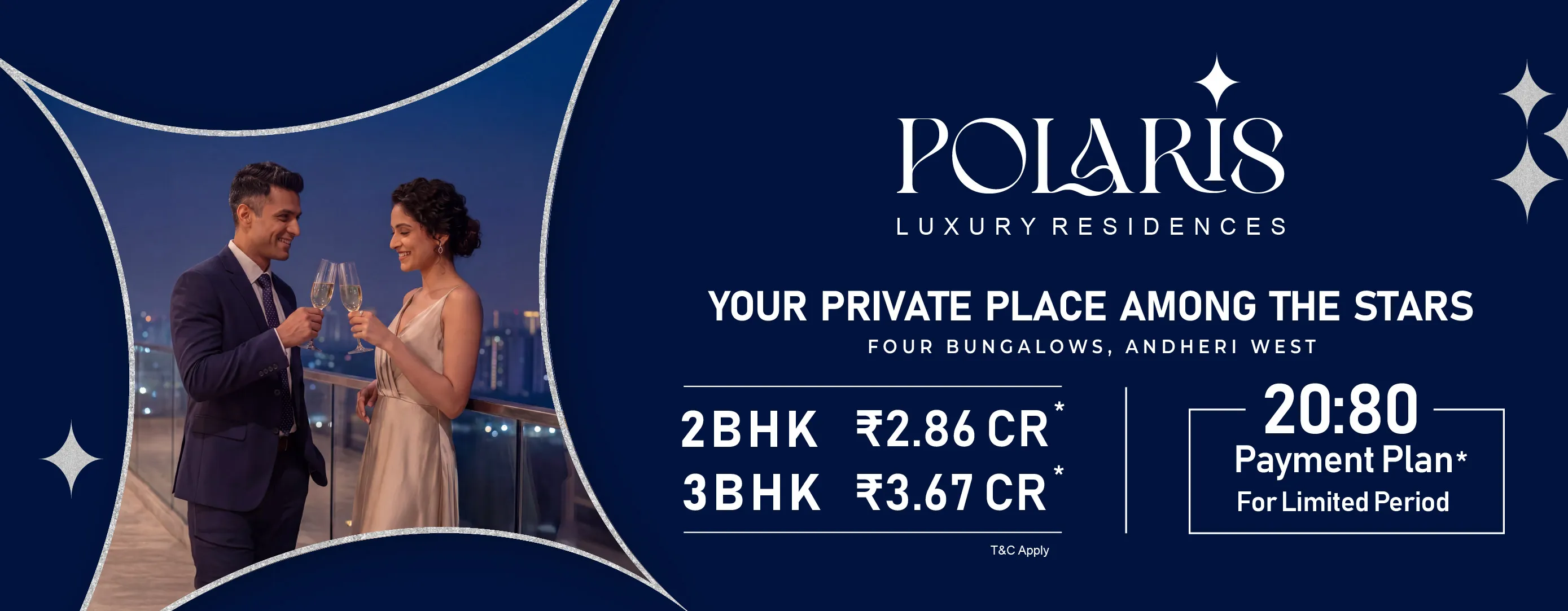 Poonam Polaris 2 & 3 BHK Luxury Residences at Andheri West